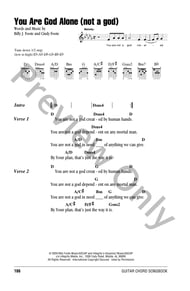 You Are God Alone (Not A God) Guitar and Fretted sheet music cover